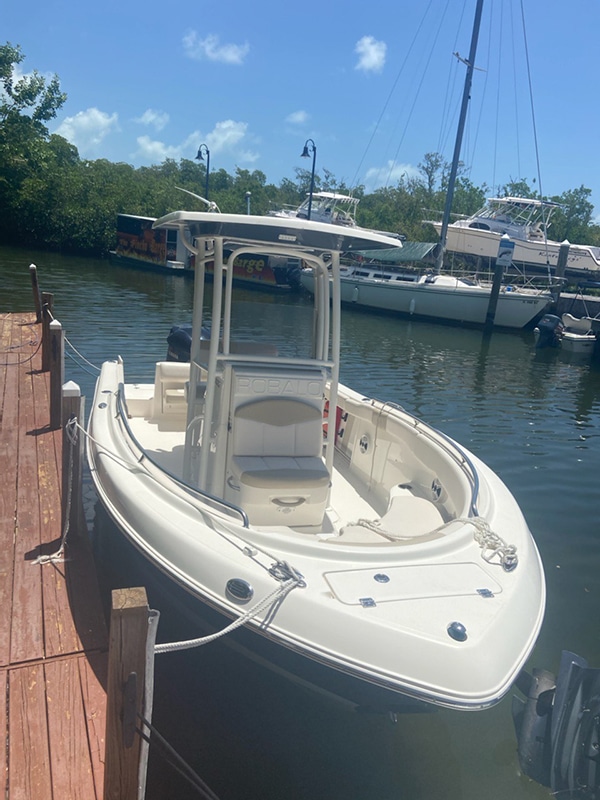 Village of Islands Florida Deck Boat Rental